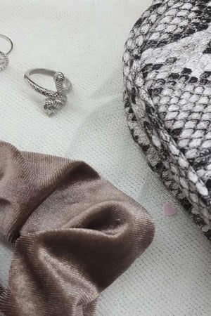 Scrunchie Sweet Velvet Lila Polyester h5 Bild6